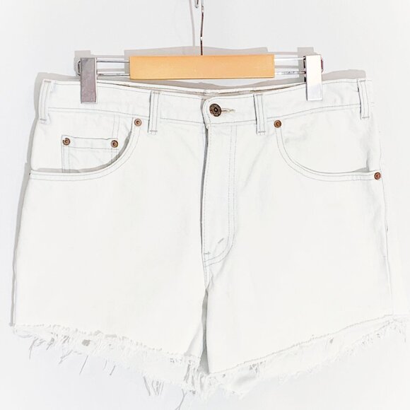 Vintage Levi's Faded Denim Shorts - Picture 1 of 10